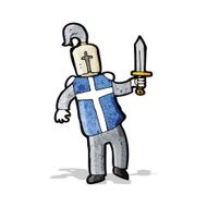 cartoon medieval knight