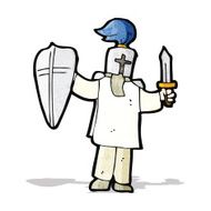 cartoon medieval knight N2