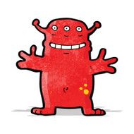 cartoon weird alien N7