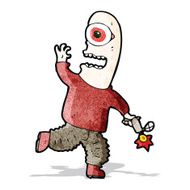 cartoon mutant man N4