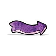 cartoon pointing arrow