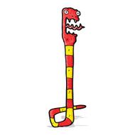 funny cartoon snake N9