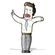 cartoon angry boss shouting N2