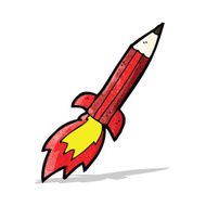 Cartoon Rocket N19