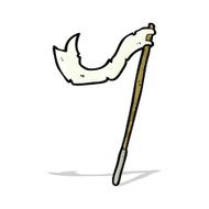 cartoon waving flag N4