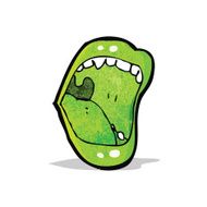 shouting mouth cartoon