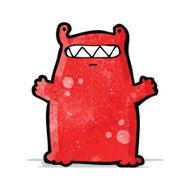 funny little monster cartoon N11