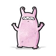 cartoon alien slug monster N2