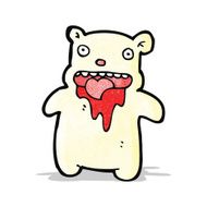 cartoon little polar bear