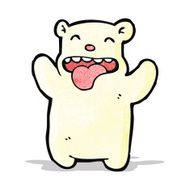 cartoon little polar bear N2