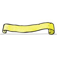 decorative scroll banner cartoon N2