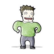 cartoon excited man N3