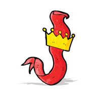 cartoon crown and scroll N2