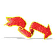 cartoon glowing arrow