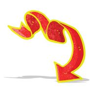 cartoon glowing arrow N4