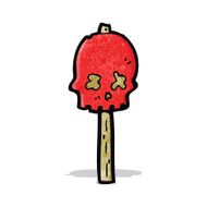 cartoon skull sign post N2