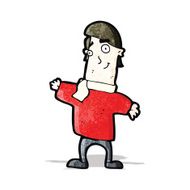 cartoon happy man N7