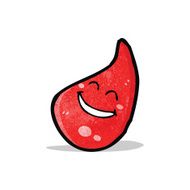 Cartoon Blood Drop N17