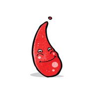 Cartoon Blood Drop N18