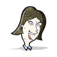 cartoon happy woman N2