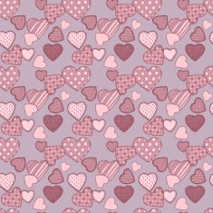Seamless pattern with hearts N17