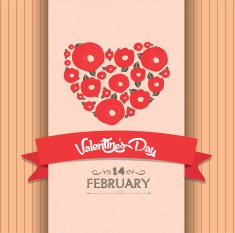 valentines day greeting poster