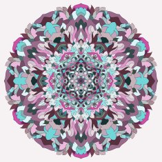 hand-drawing ornamental abstract lace background