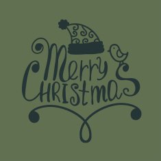 Hand Drawn Merry Christmas Decoration Of Calligraphic Design Element N5