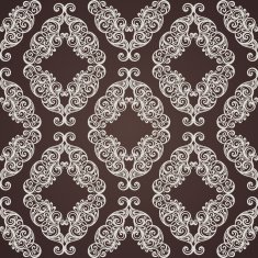 Seamless Ornate Pattern (Vector) Hand Drawn Texture N7