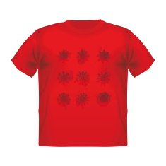 T-shirt snowflake vector isolated clothing white clothes casual N3