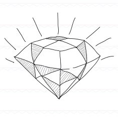diamond stone wealth Sketch