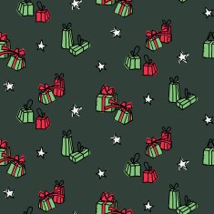 Hand drawn New Year and Christmas background N2