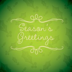 Merry Christmas card in vector format N5