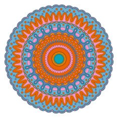 round ornament vector pattern N2