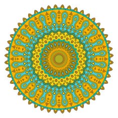 round ornament vector pattern N3