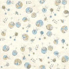 Hand-drawn infographic elements May use as seamless pattern