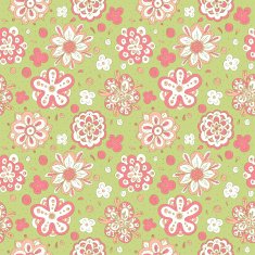Doodle flowers seamless pattern N8