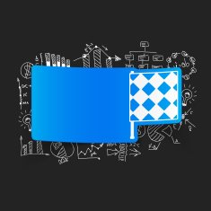 Drawing business formulas linesman flag N2