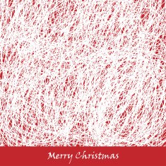 red Christmas hand drawn background