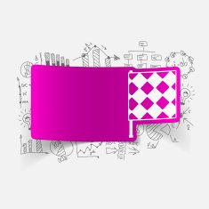 Drawing business formulas linesman flag N3