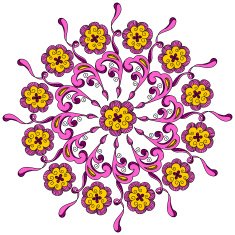 Doodle Circle Design N2