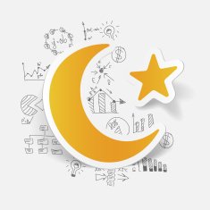 Drawing business formulas moon N18