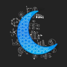 Drawing business formulas moon N19