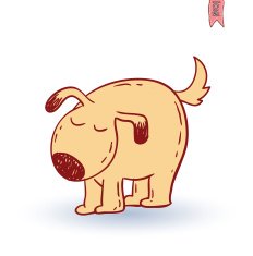 dog icon - illustration N3