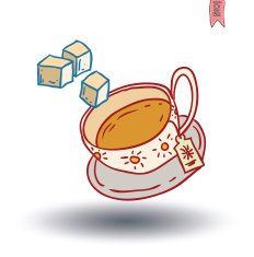 Tea icon Hand drawn vector illustration