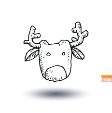 reindeer vector illustration