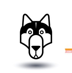 dog icon - illustration N5
