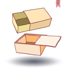 boxes collection doodles set vector illustration N17