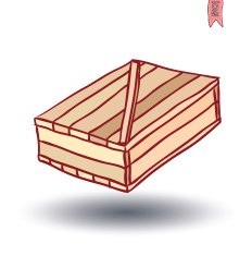 boxes collection doodles set vector illustration N18