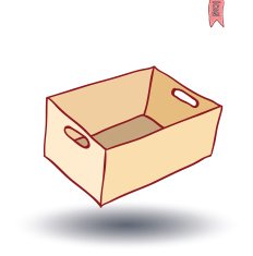 boxes collection doodles set vector illustration N20